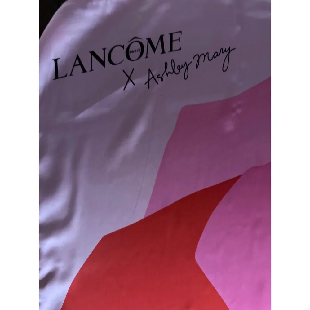 Lancome X Ashley Mary Scarf With Abstract Floral Pattern‎